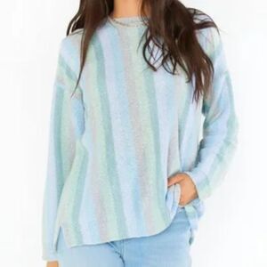 Show Me Your MuMu Pastel Striped Sweater